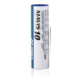 251m10-tube-of-6-badminton-shuttlecocks-yonex-mavis-10-white-one-size